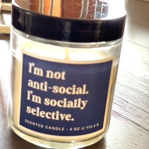 New Anti Social Candle